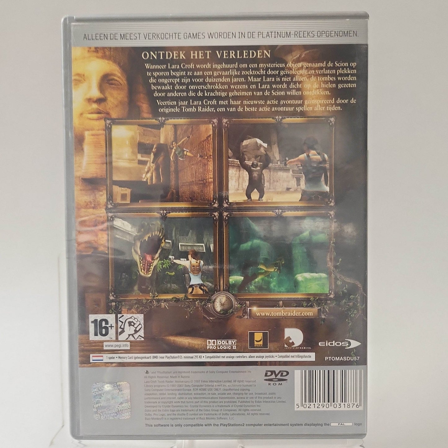 Lara Croft Tomb Raider Anniversary Platinum Playstation 2 - Feniks Gameshop