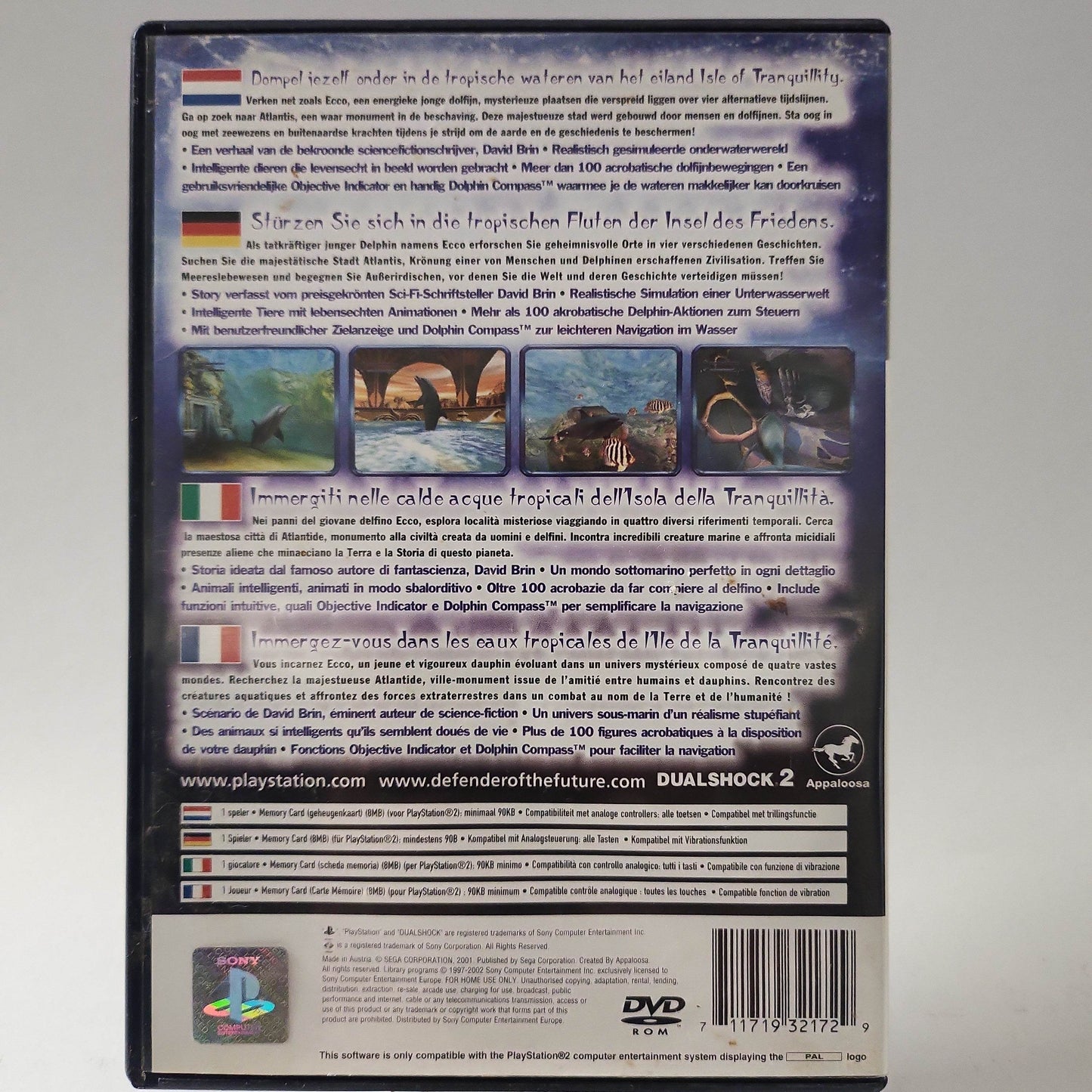 Ecco the Dolphin Defender of the Future Playstation 2 - Feniks Gameshop