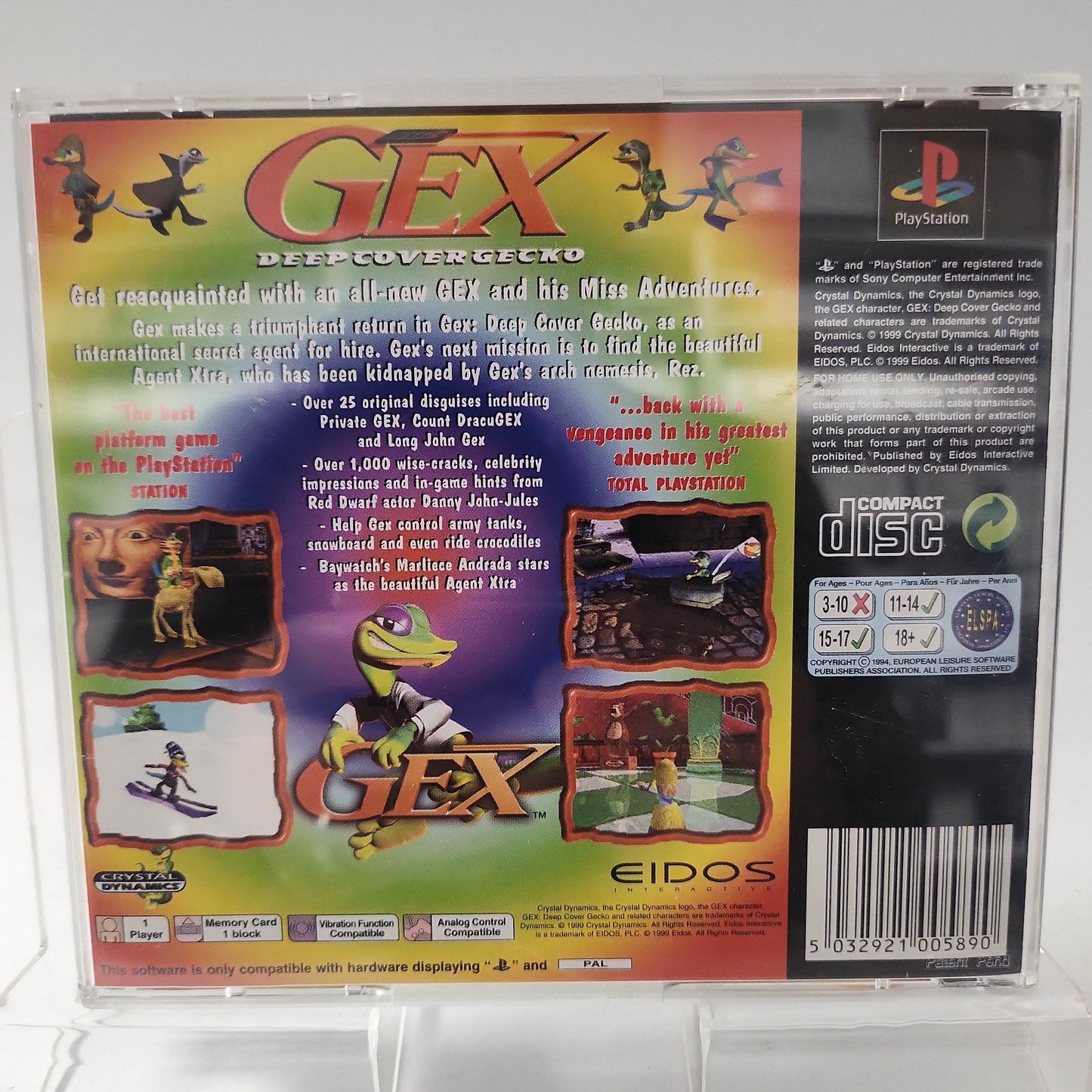 GEX: Deep Cover Gecko Playstation 1 - Feniks Gameshop