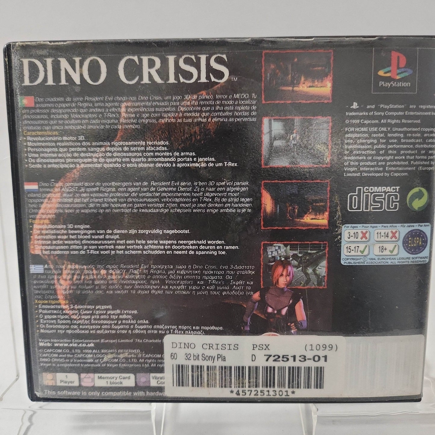 Dino Crisis Playstation 1 - Feniks Gameshop