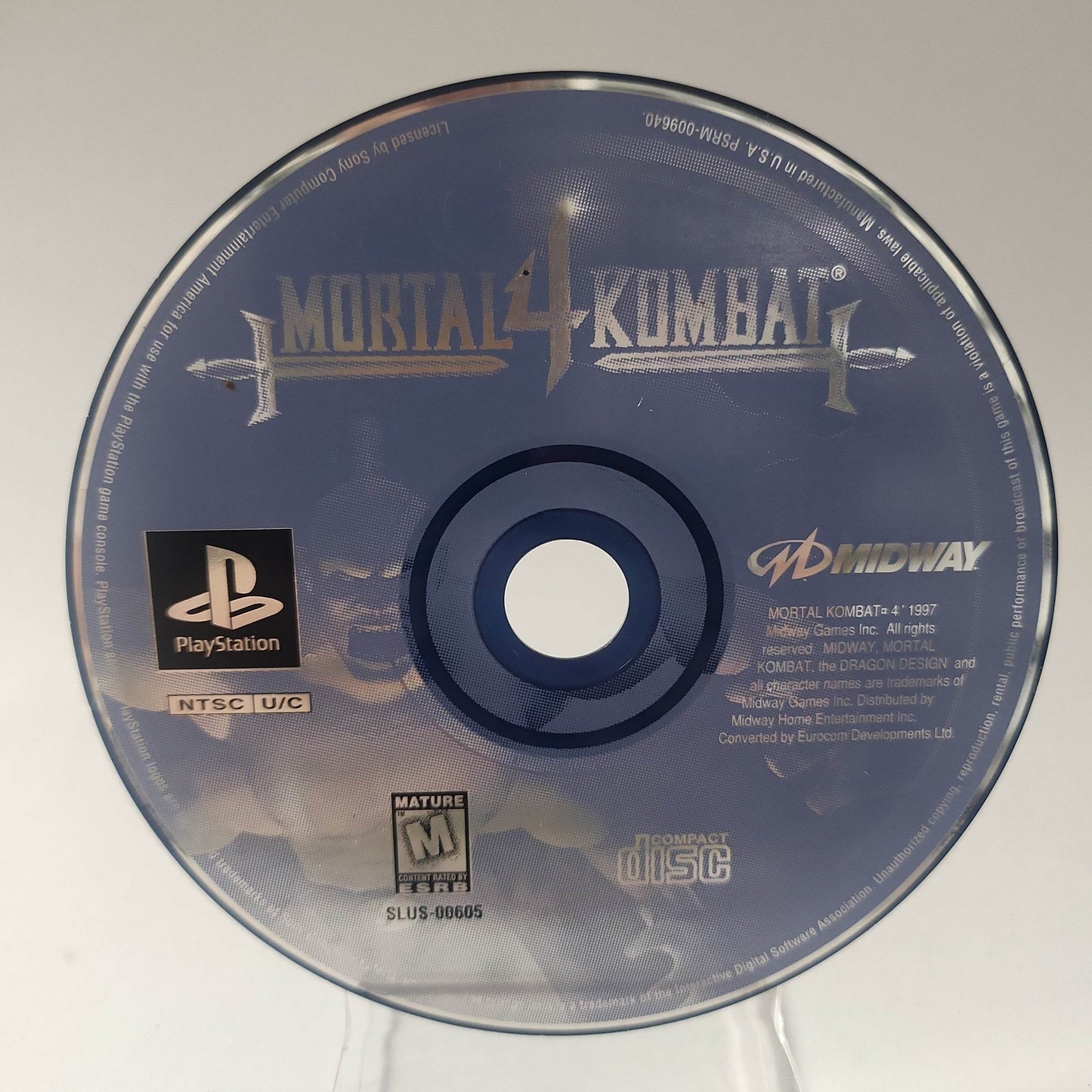 Mortal Kombat 4 (Disc Only) PlayStation 1 - Feniks Gameshop