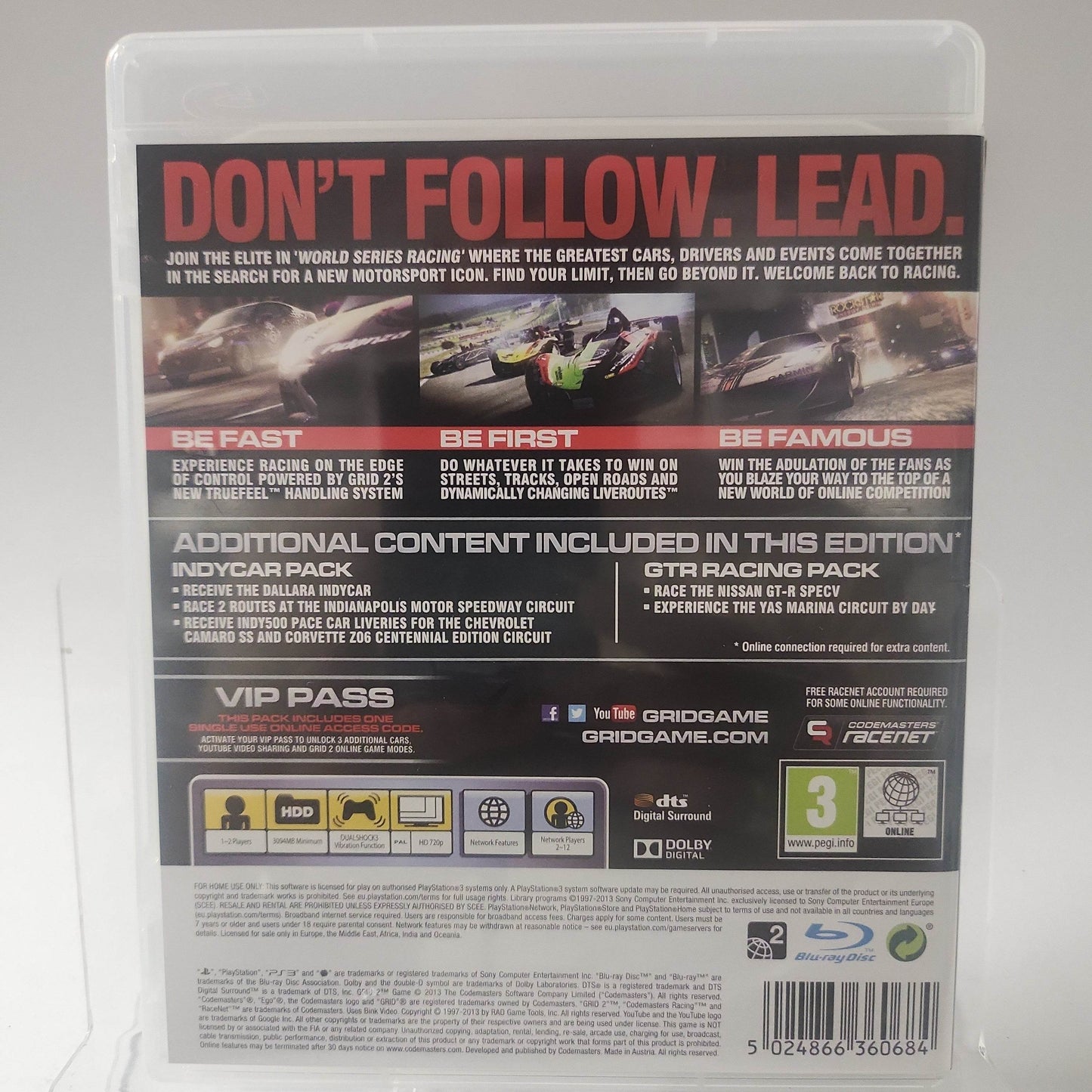 Grid 2 Race Day Edition Playstation 3 - Feniks Gameshop