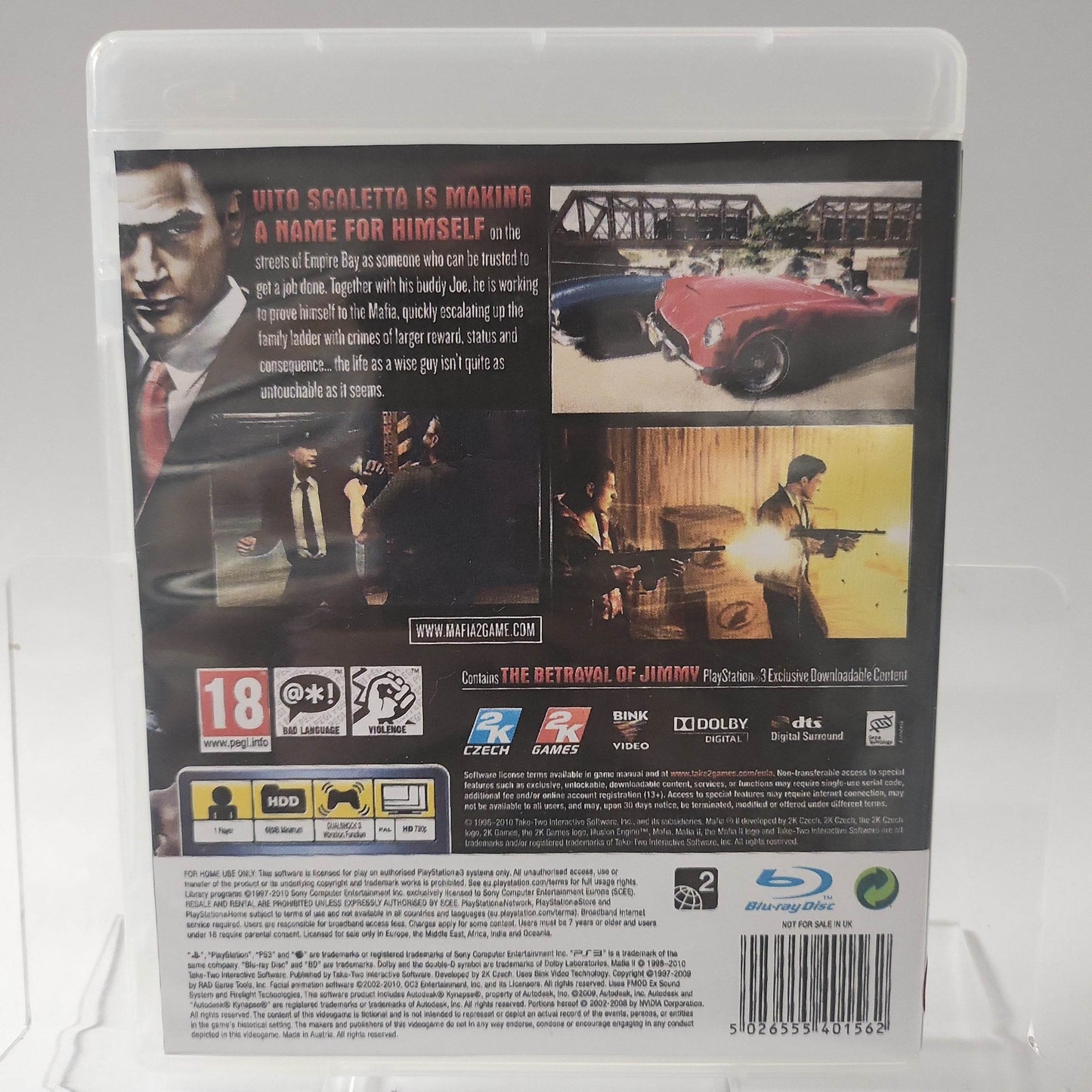 Mafia II (Copy Cover) Playstation 3 - Feniks Gameshop