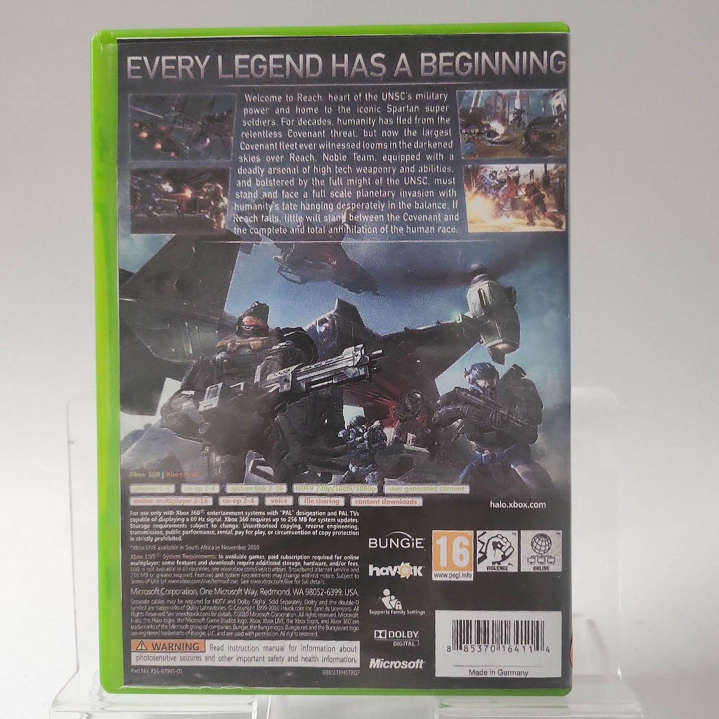 Halo Reach (Copy Cover) Xbox 360 - Feniks Gameshop
