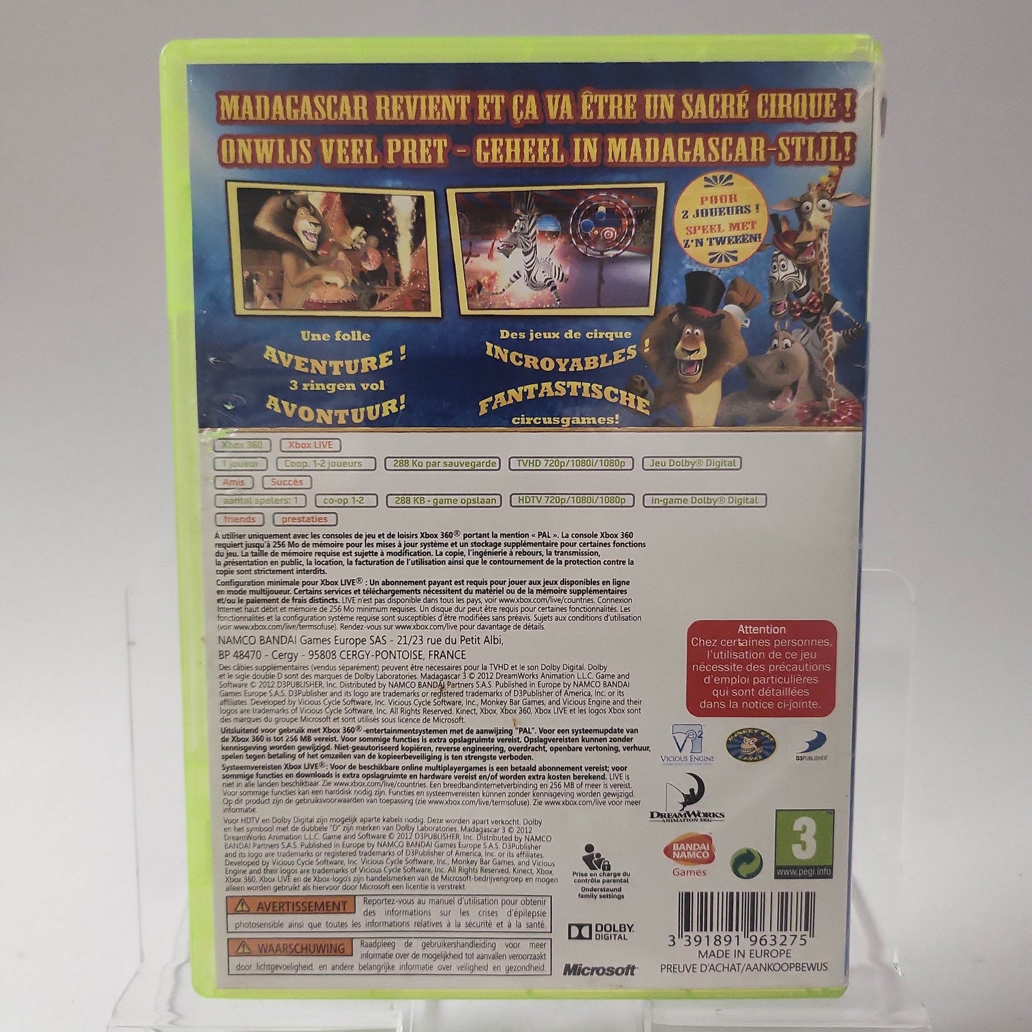 Madagascar 3 Xbox 360 - Feniks Gameshop