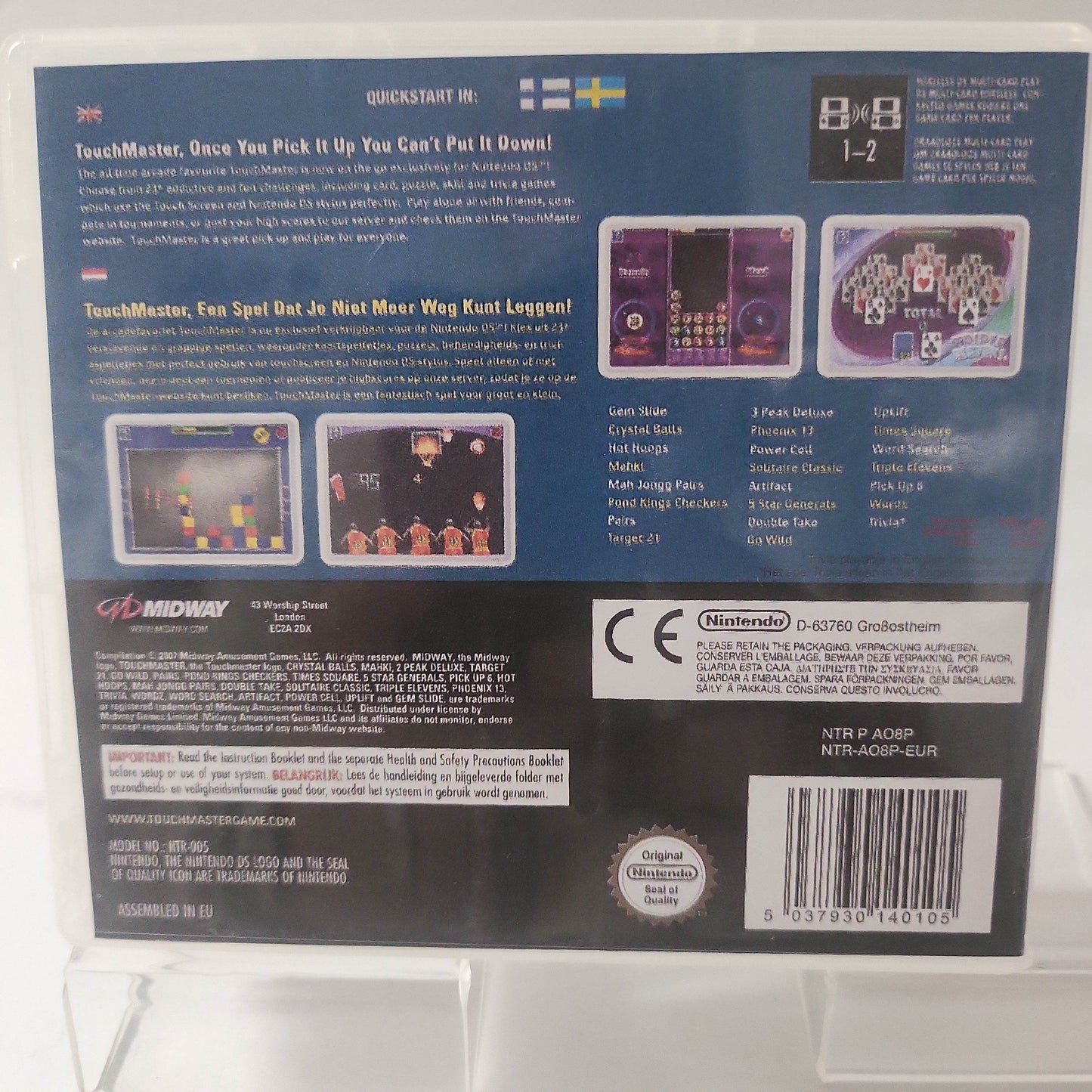 Touchmaster (Copy Cover) Nintendo DS - Feniks Gameshop