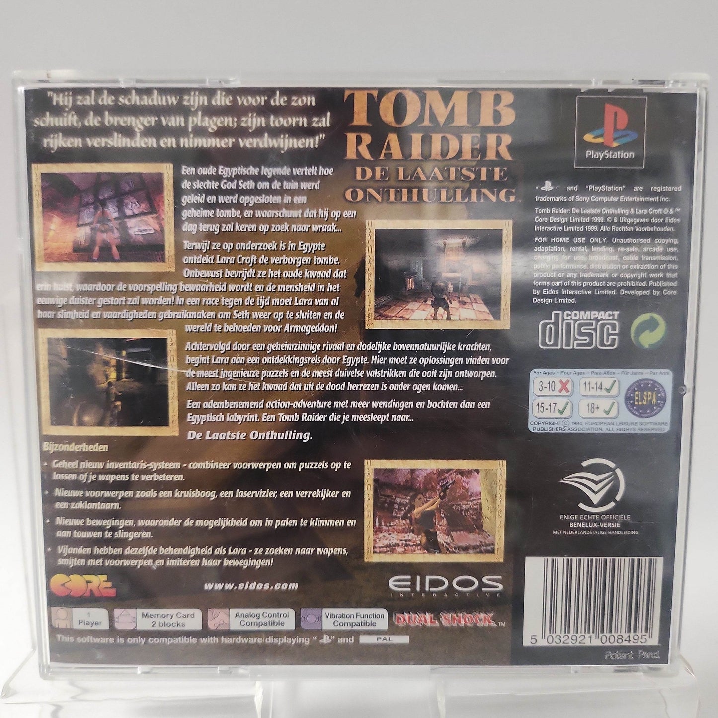 Tomb Raider de Laatste Onthulling Playstation 1 - Feniks Gameshop