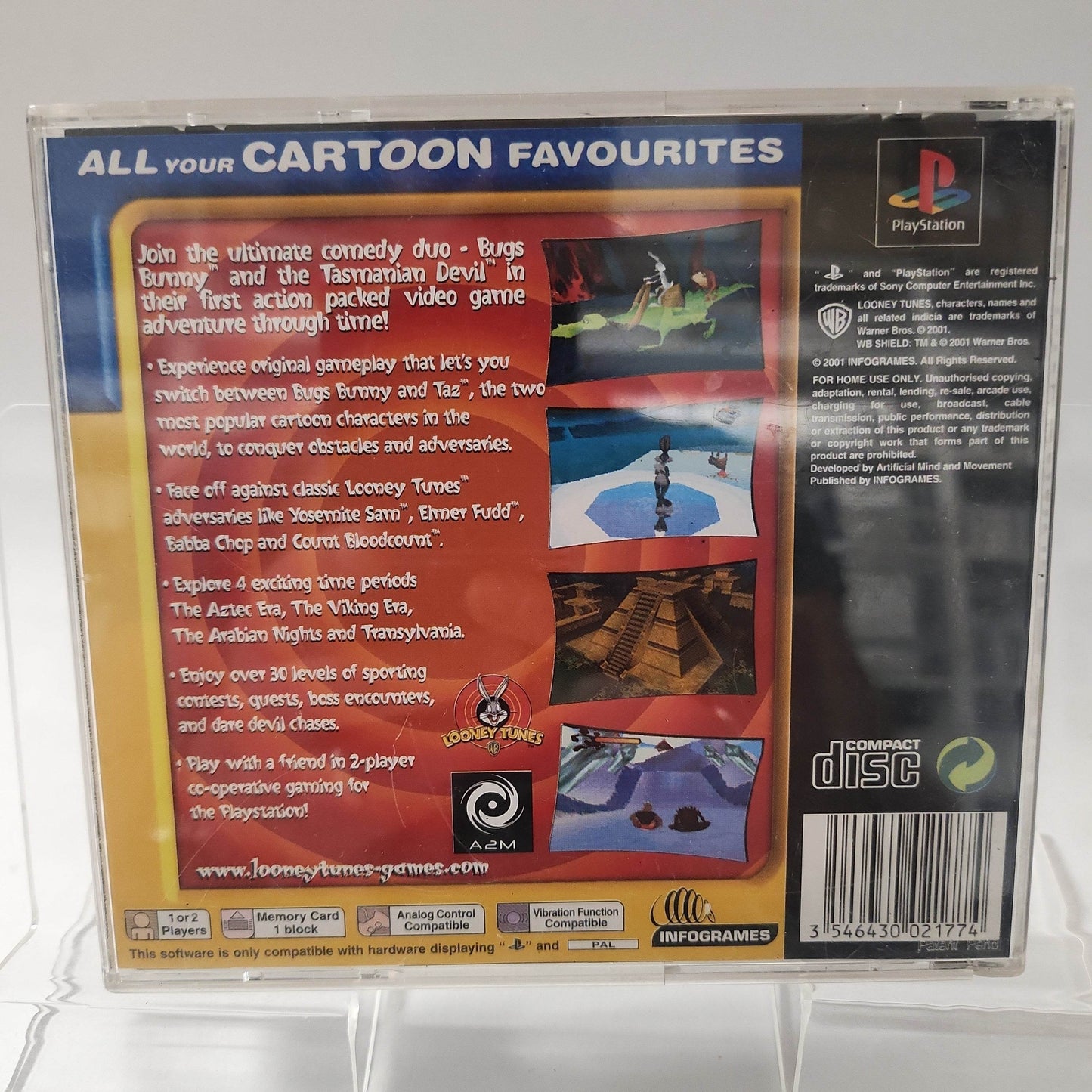 Bugs Bunny & Taz Time Busters Playstation 1 - Feniks Gameshop
