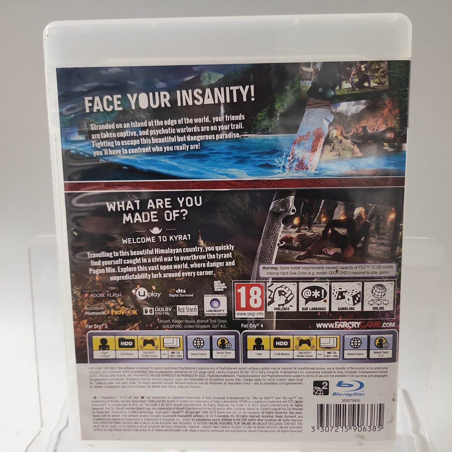 Farcry 3 & Farcry 4 Double Pack Playstation 3 - Feniks Gameshop