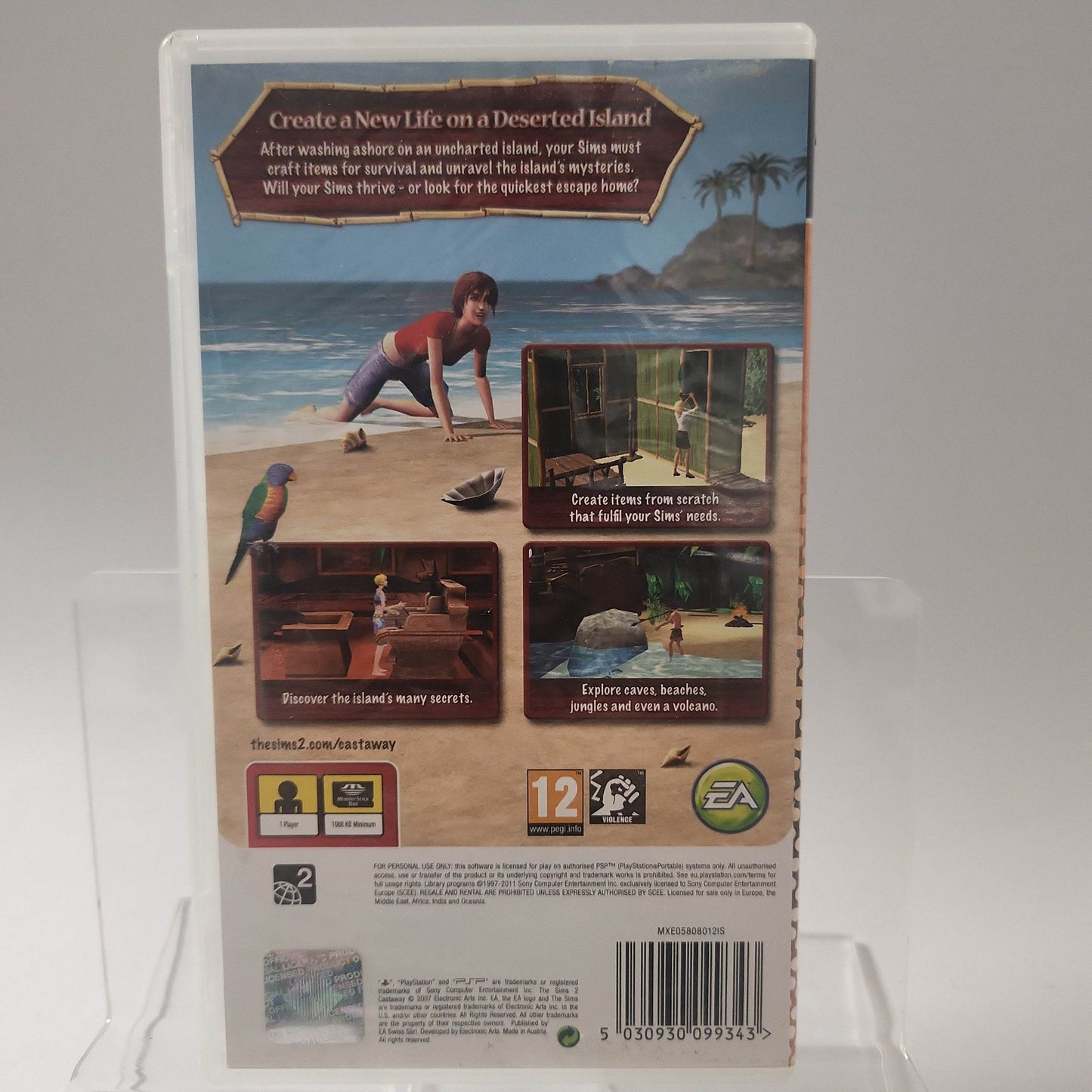 Sims 2 Castaway Essentials PSP - Feniks Gameshop