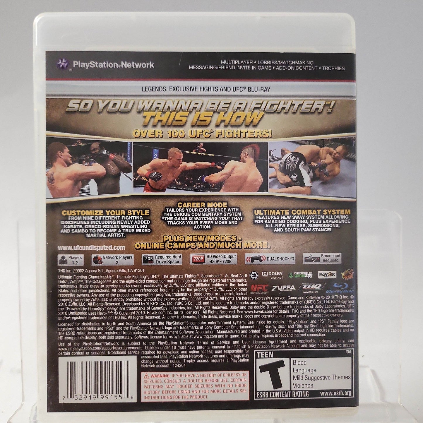 UFC Undisputed 2010 American Edition PS3 - Feniks Gameshop
