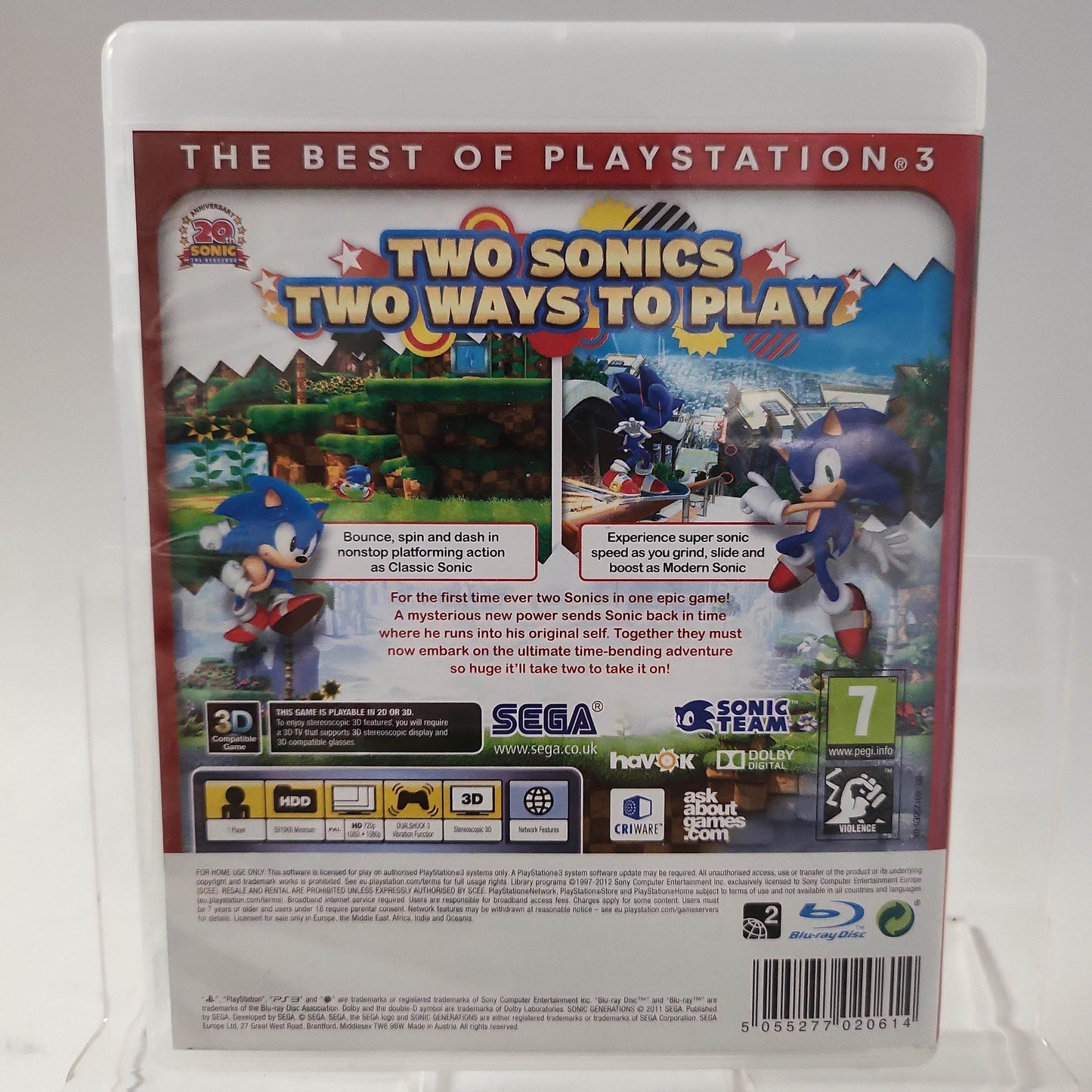 Sonic Generations Essentials Playstation 3 - Feniks Gameshop