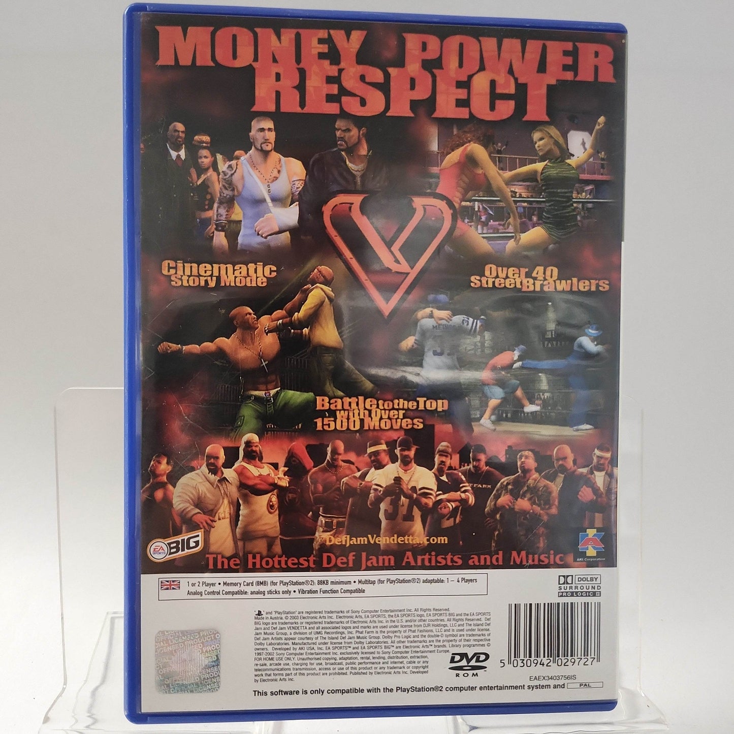 Def Jam Vendetta Austalian Cover PS2 - Feniks Gameshop