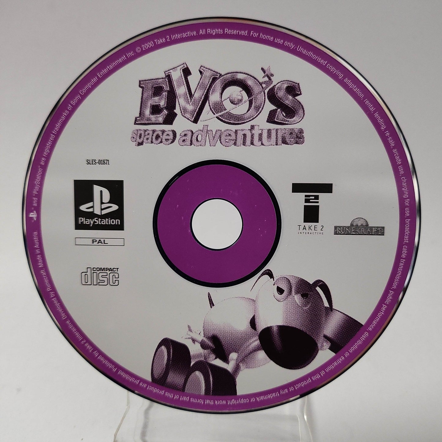 Evo's Space Adventures (Disc Only) PlayStation 1 - Feniks Gameshop