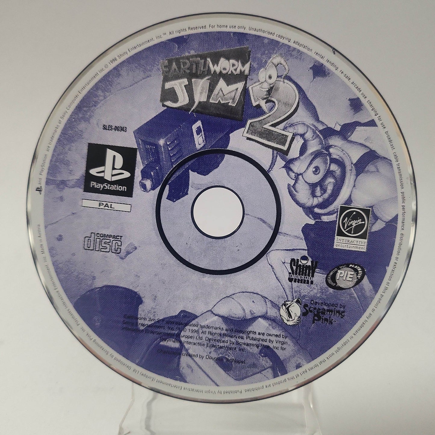 Earthworm Jim 2 (Disc Only) PlayStation 1 - Feniks Gameshop