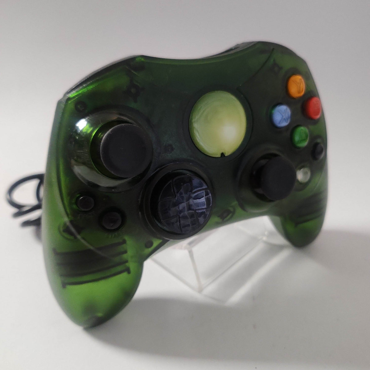 3rd Party Crystal Green Controller Xbox Original - Feniks Gameshop