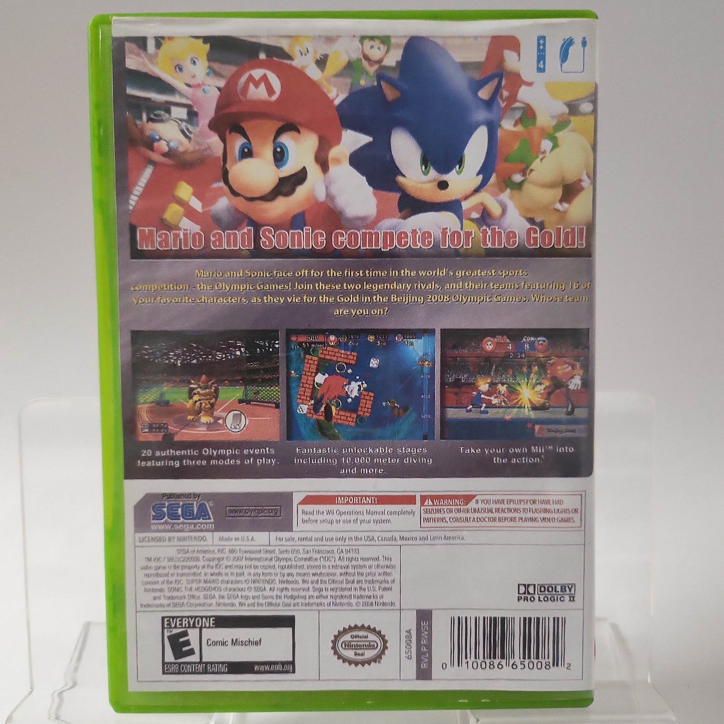 Mario & Sonic at the Olympic Games Beijing 2008 (Copy Cover) Wii - Feniks Gameshop