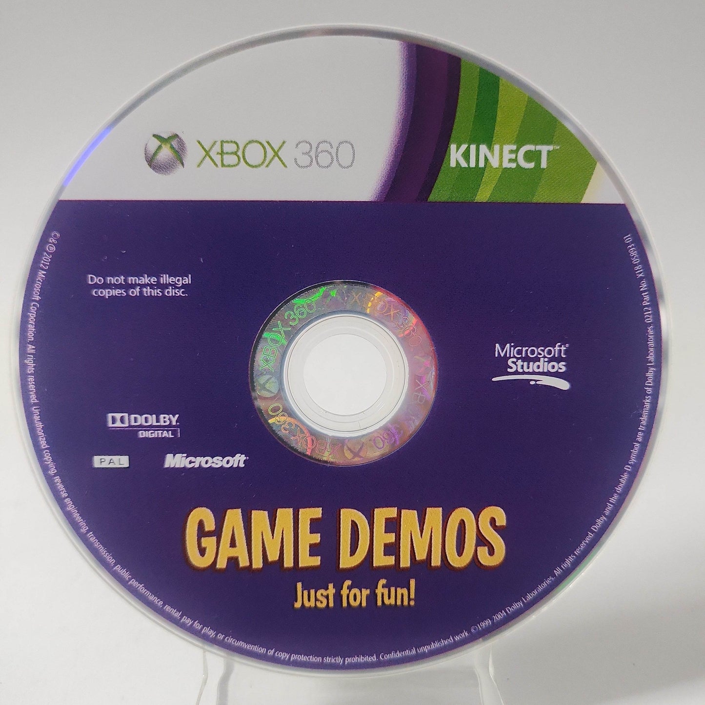 Game Demos. Just for Fun (Disc Only) Xbox 360 - Feniks Gameshop