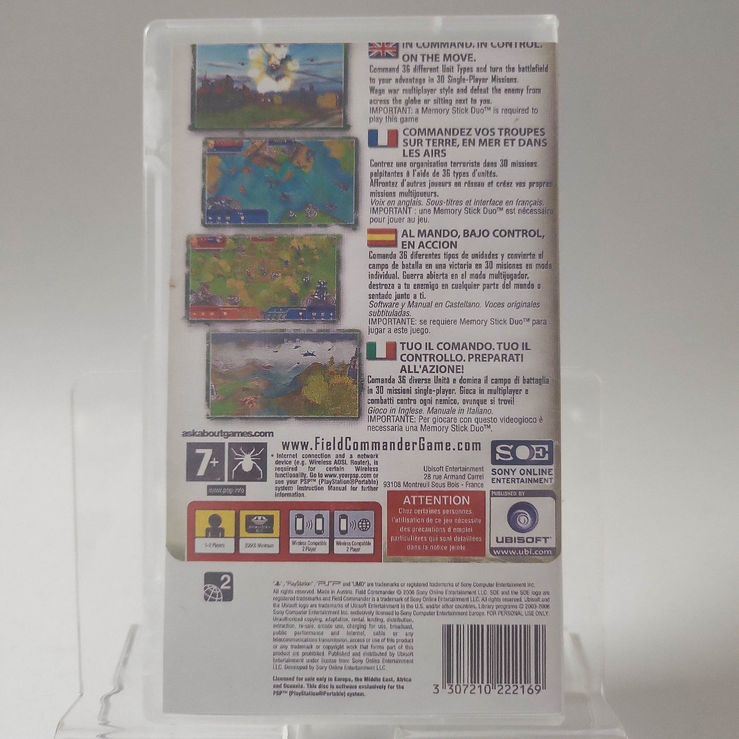 Field Commander (Copy Cover) Playstation Portable - Feniks Gameshop