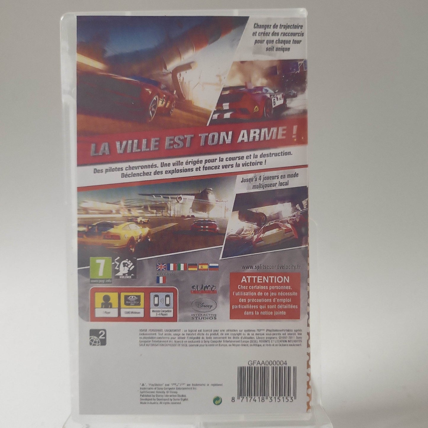 Split Second Velocity Essentials (Copy Cover) PSP - Feniks Gameshop