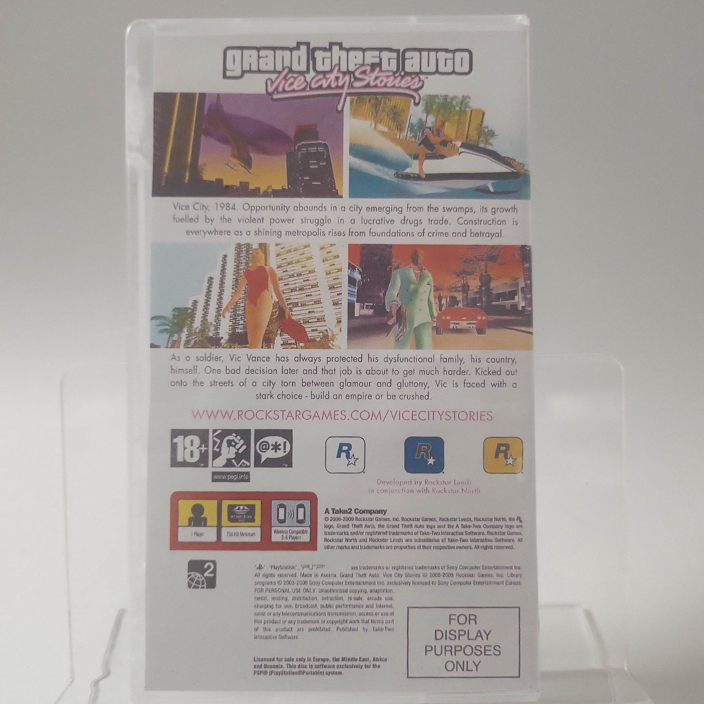 Grand Theft Auto Vice City Stories (Copy Cover) PSP - Feniks Gameshop