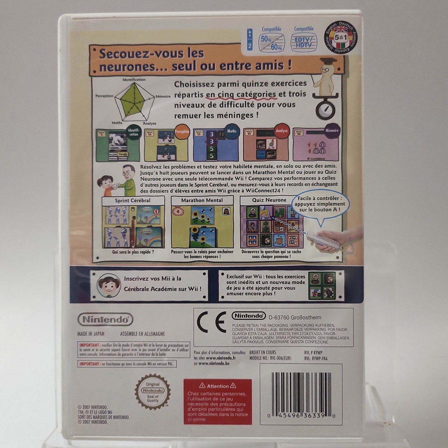 Big Brain Academy (No Book) Nintendo Wii - Feniks Gameshop