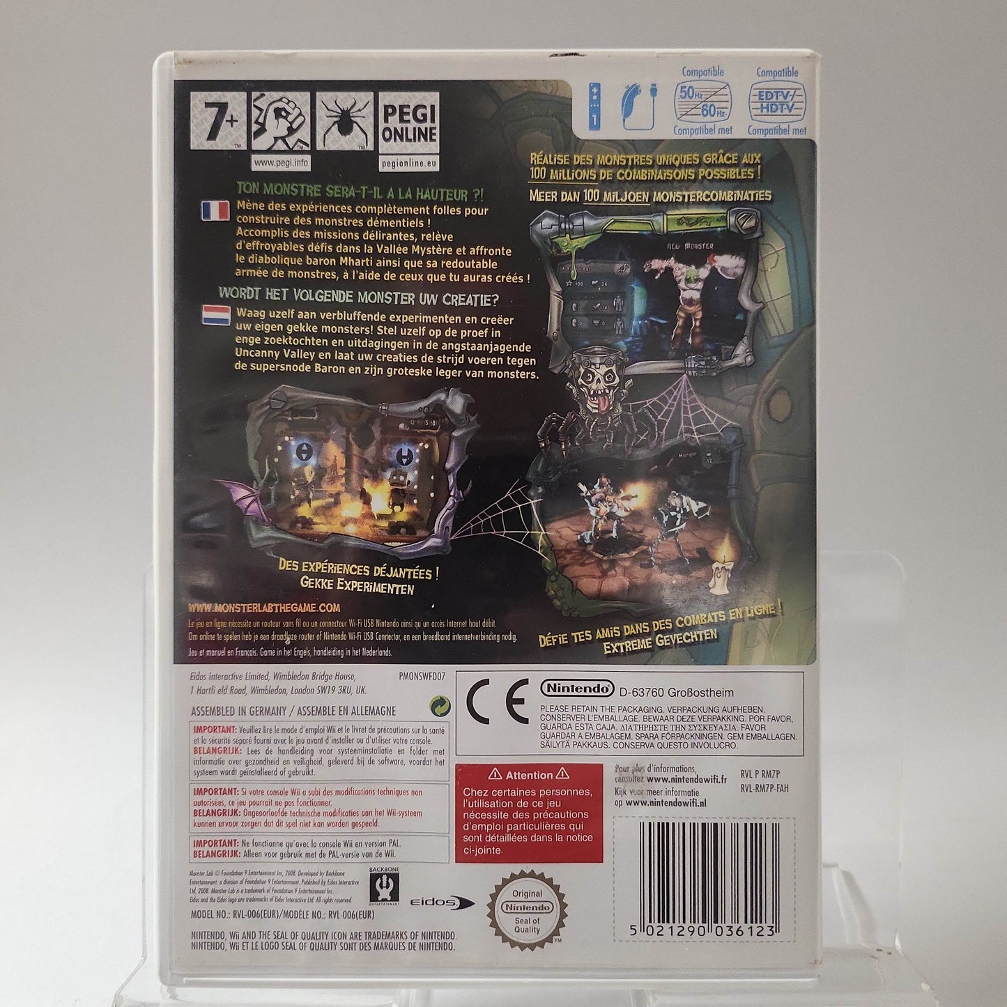 Monster Lab (No Book) Nintendo Wii - Feniks Gameshop