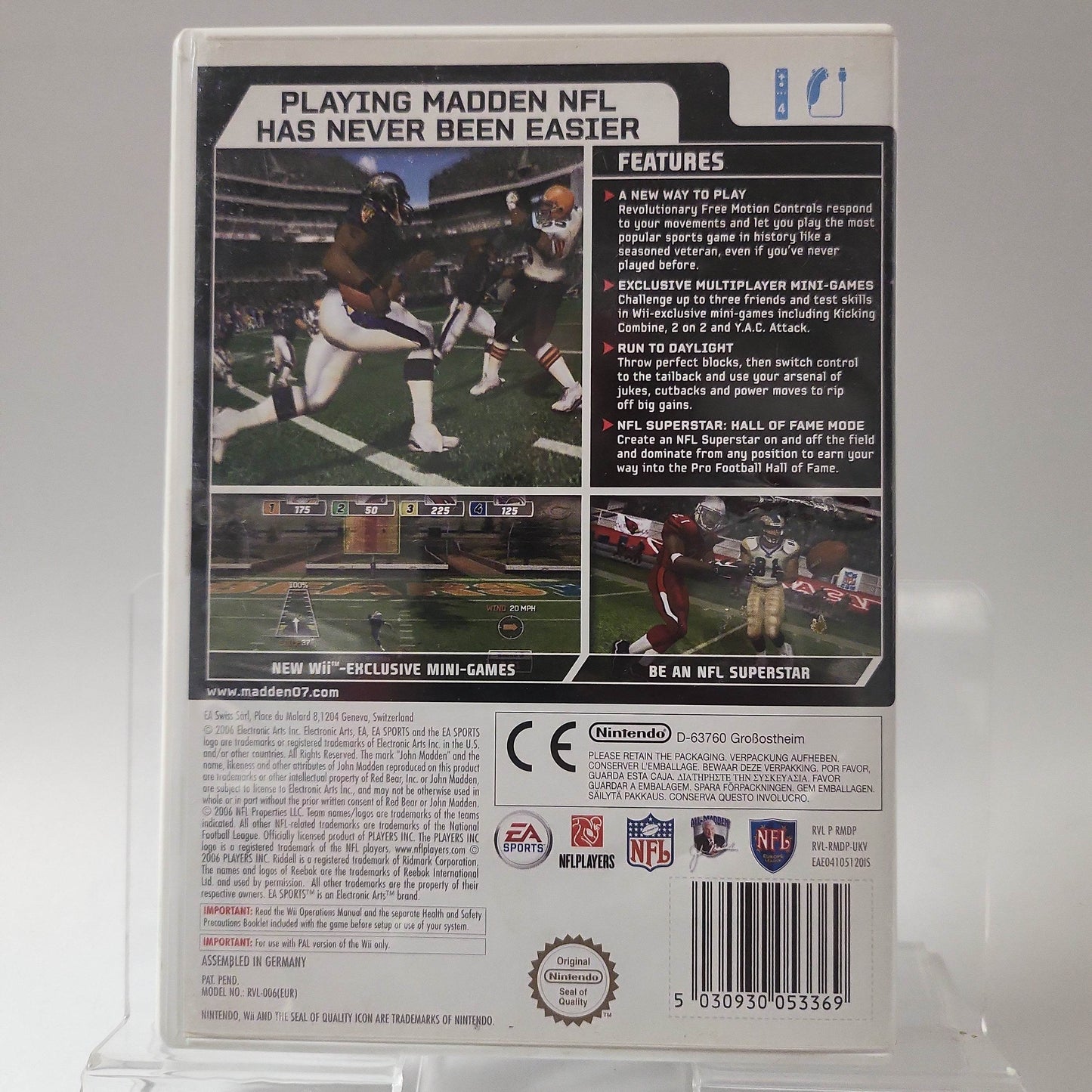 Madden NFL 07 (No Book) Nintendo Wii - Feniks Gameshop