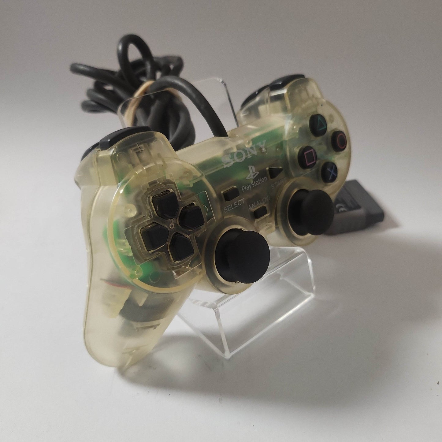 Sony Orginele Transparant White Controller PS1 - Feniks Gameshop