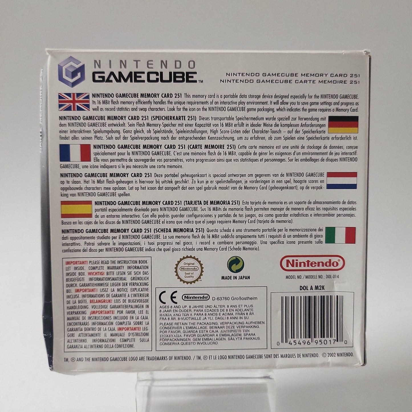 Memorycard 251 Boxed Nintendo Gamecube - Feniks Gameshop