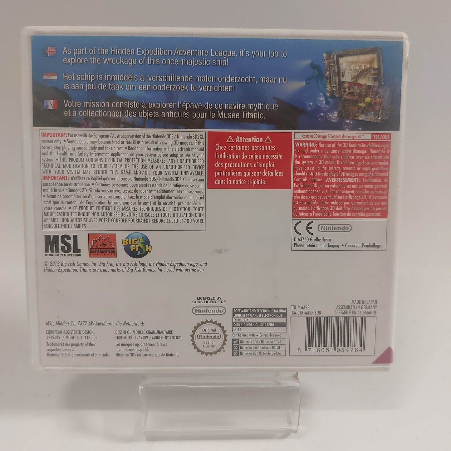Hidden Expedition Titanic Nintendo 3DS - Feniks Gameshop