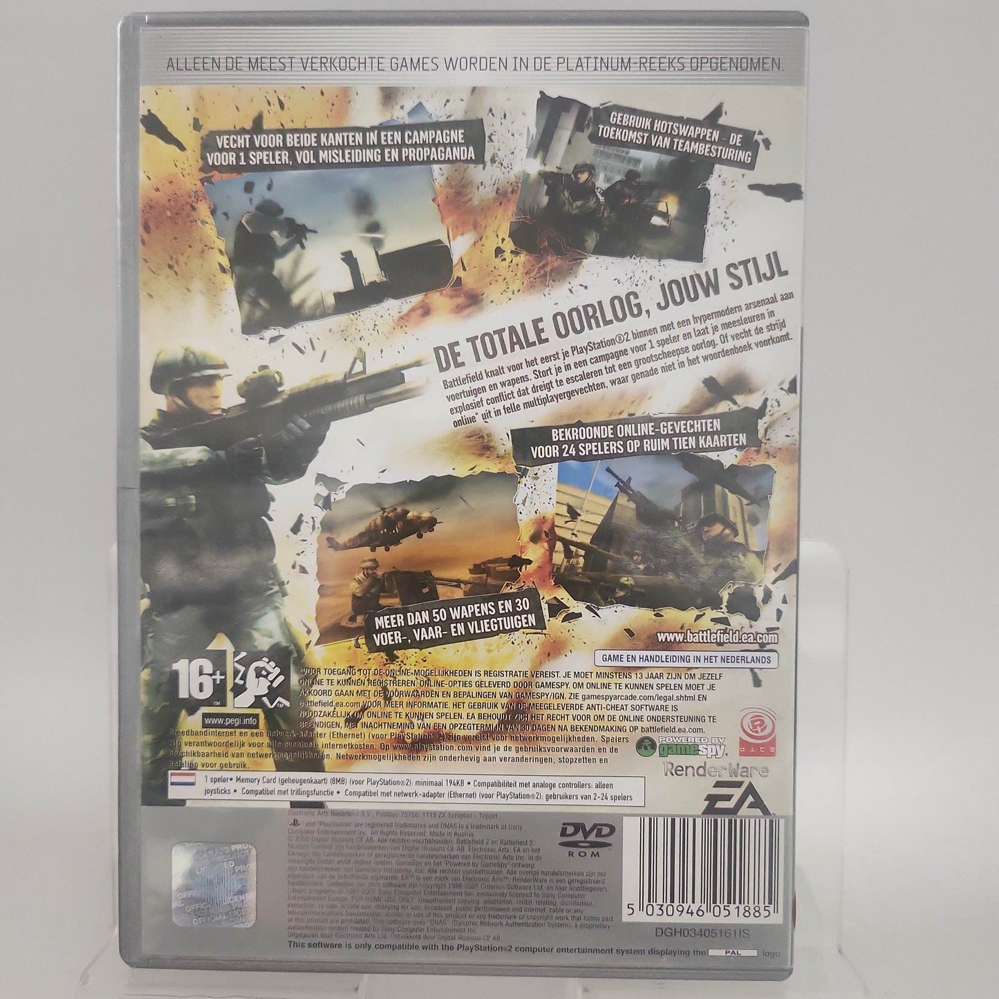 Battlefield 2 Modern Combat Platinum (No Book) Ps2 - Feniks Gameshop