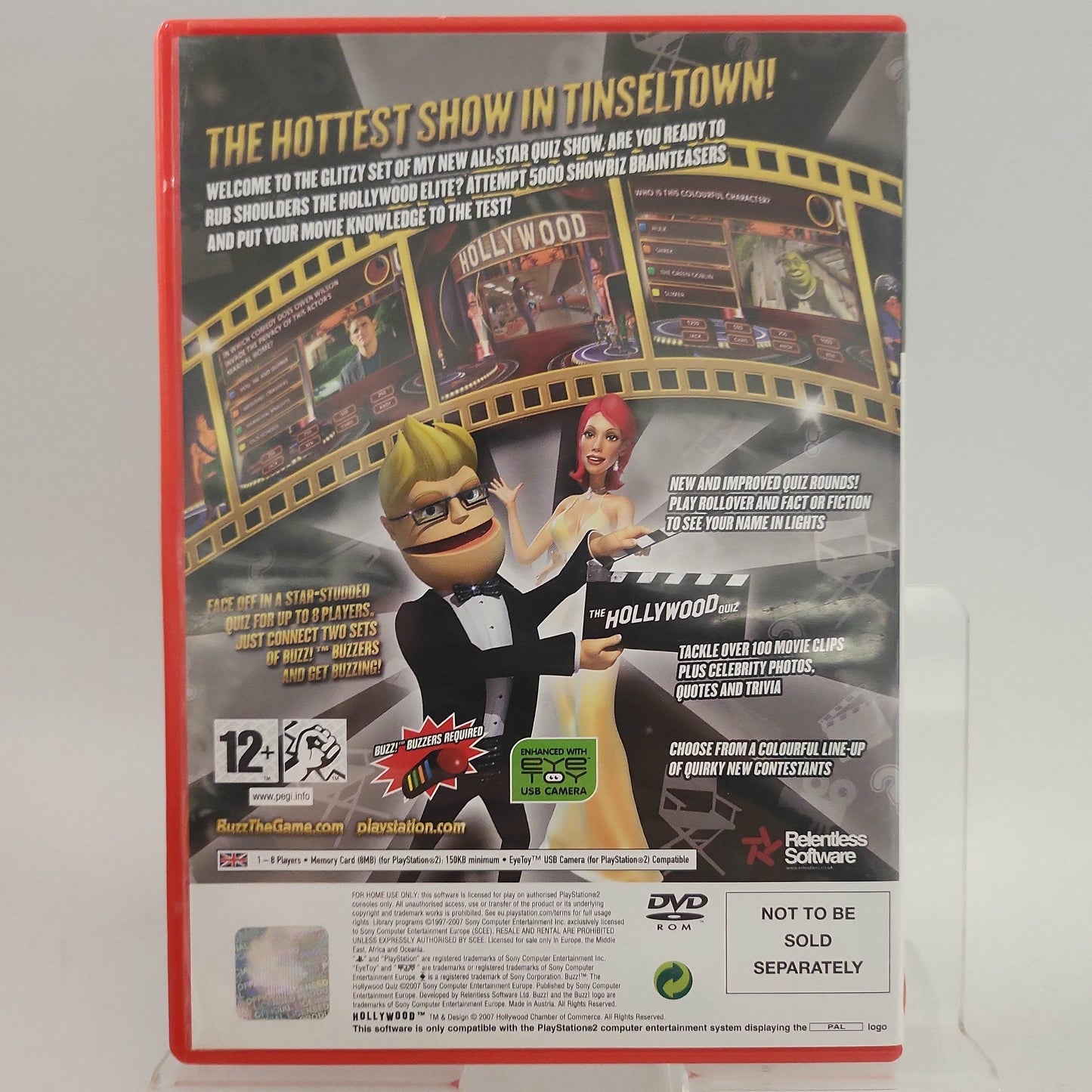 Buzz the Hollywood Quiz (No Book) PlayStation 2 - Feniks Gameshop