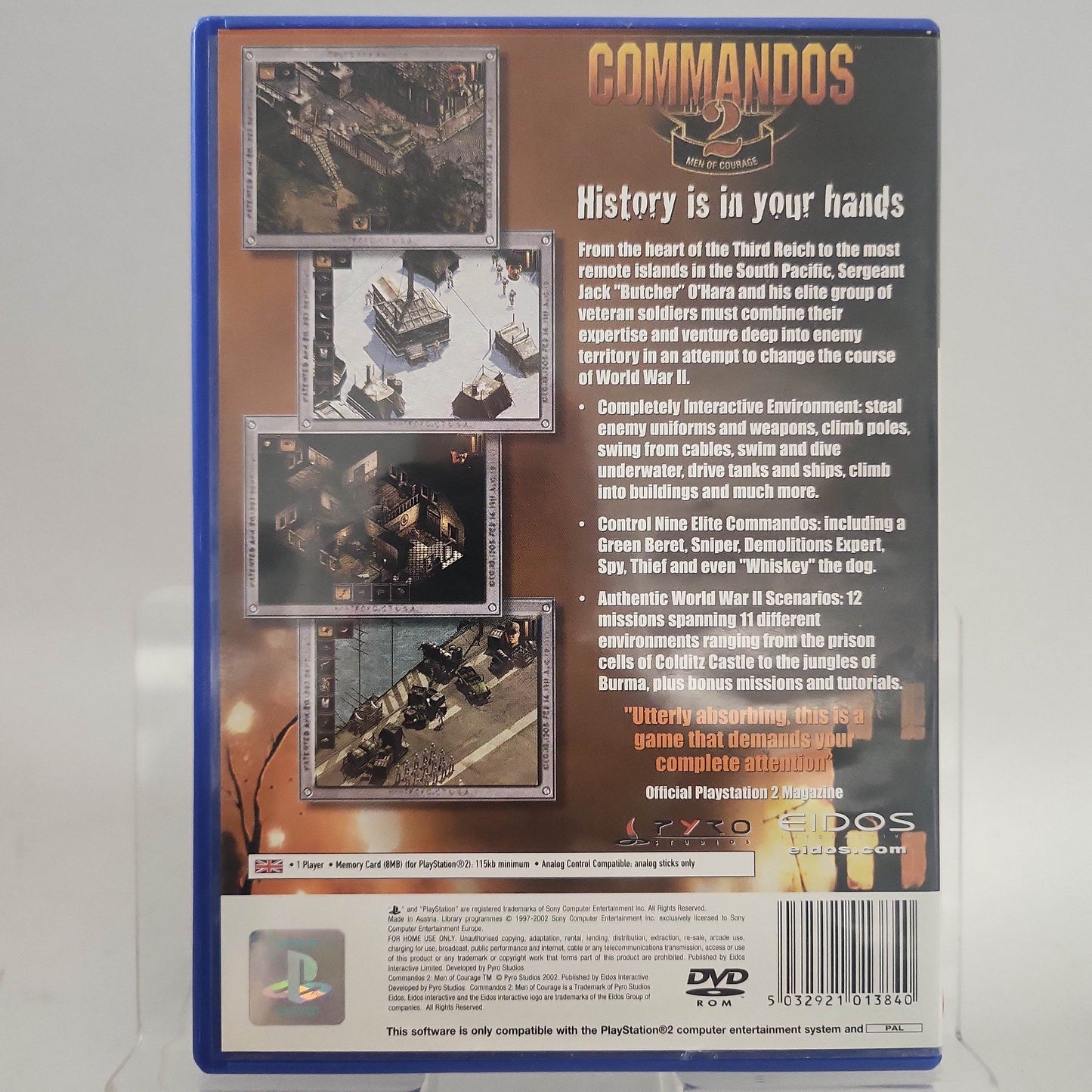 Commandos 2 Men of Courage (No Book) PlayStation 2 - Feniks Gameshop