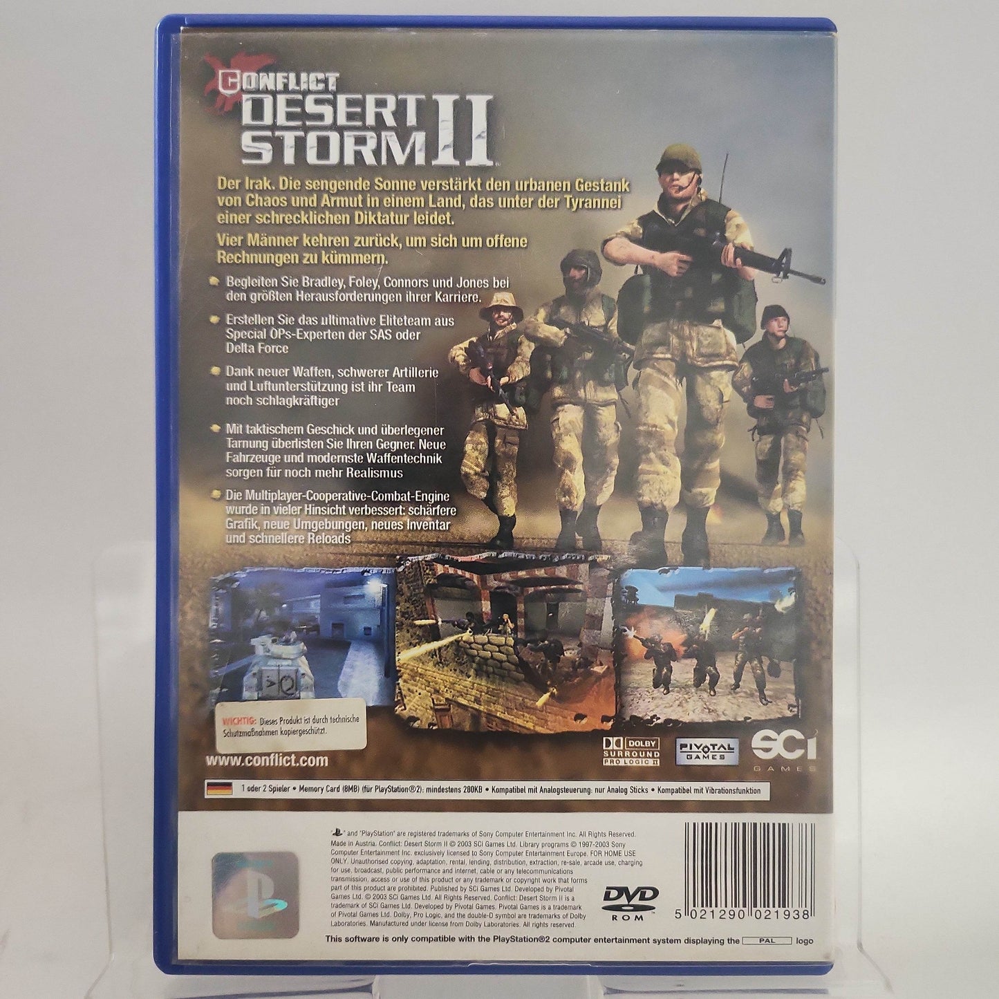 Conflict Desert Storm II Back to Baghdad (No Book) Playstation 2 - Feniks Gameshop