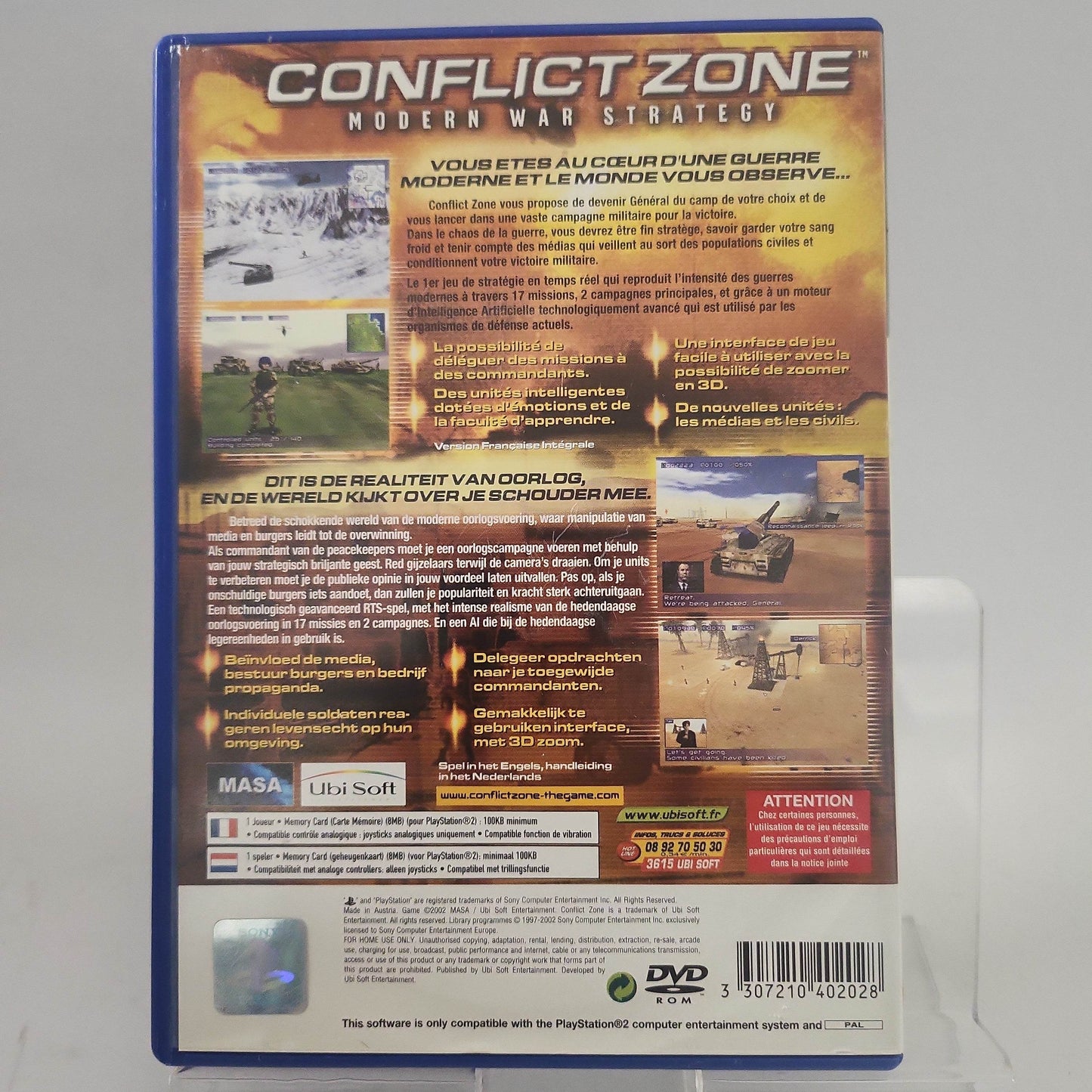 Conflict Zone Modern War Strategy (No Book) PlayStation 2 - Feniks Gameshop