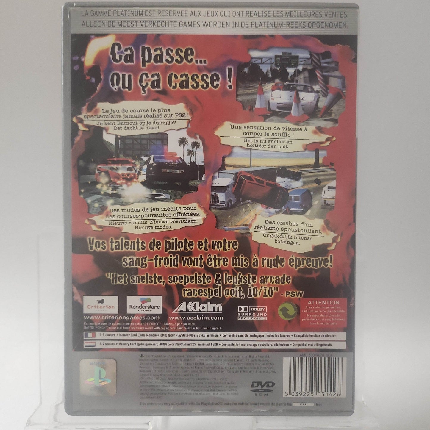 Burnout 2 Point of Impact Platinum Playstation 2 - Feniks Gameshop