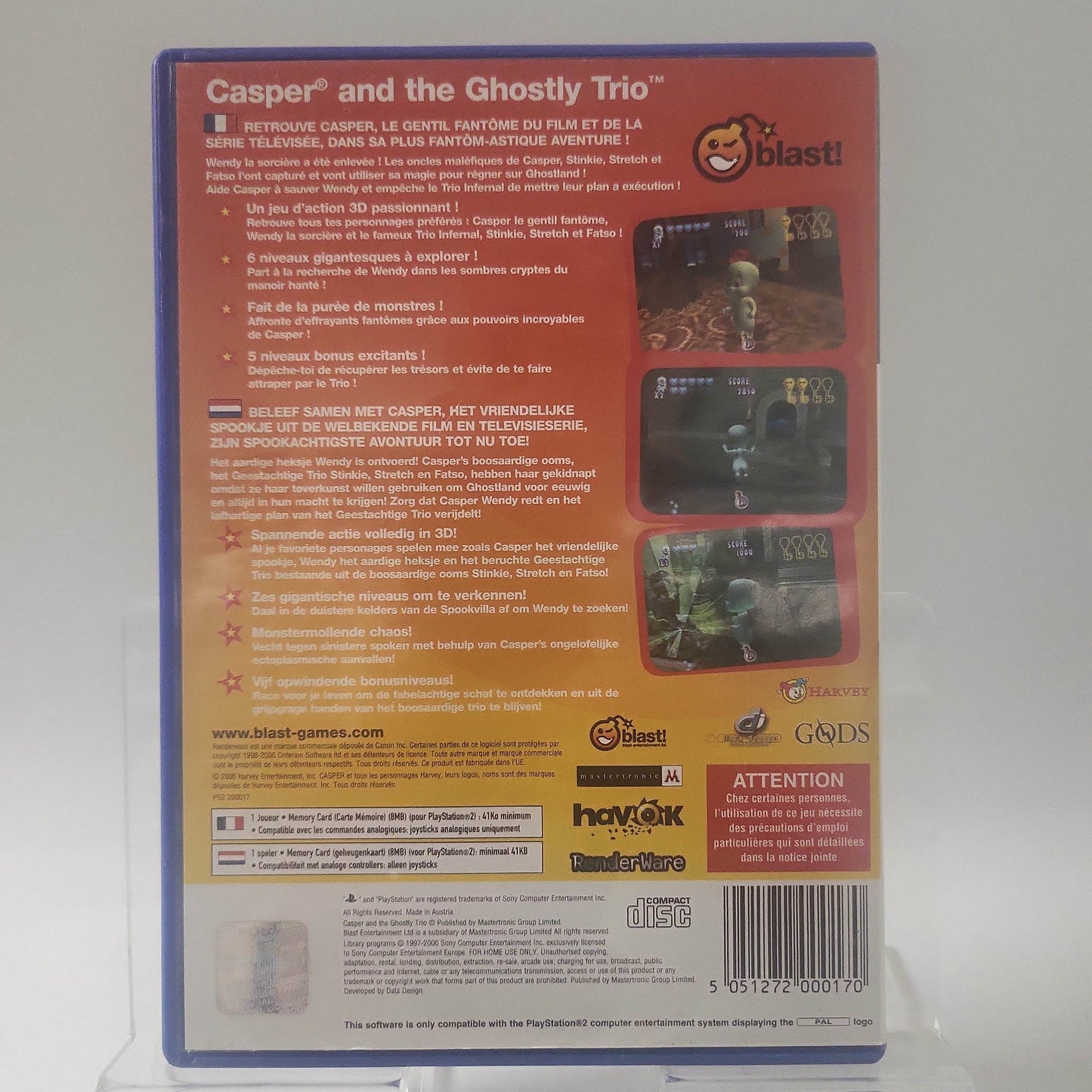 Casper and the Ghostly Trio Playstation 2 - Feniks Gameshop