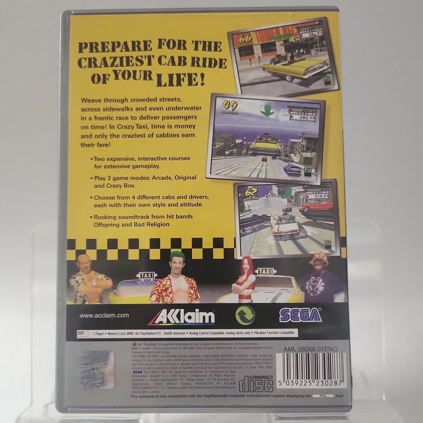 Crazy Taxi Platinum (No Book) PlayStation 2 - Feniks Gameshop