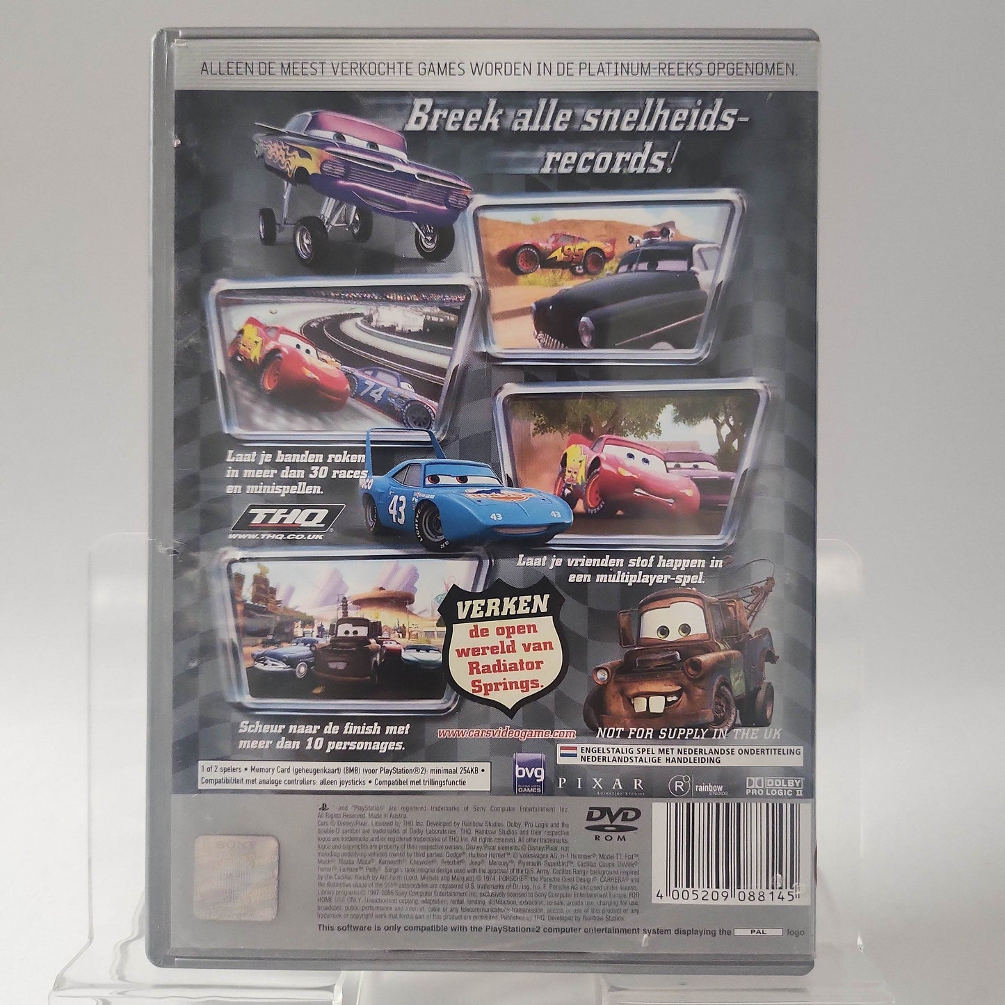 Disney Pixar Cars Platinum (No Book) PlayStation 2 - Feniks Gameshop
