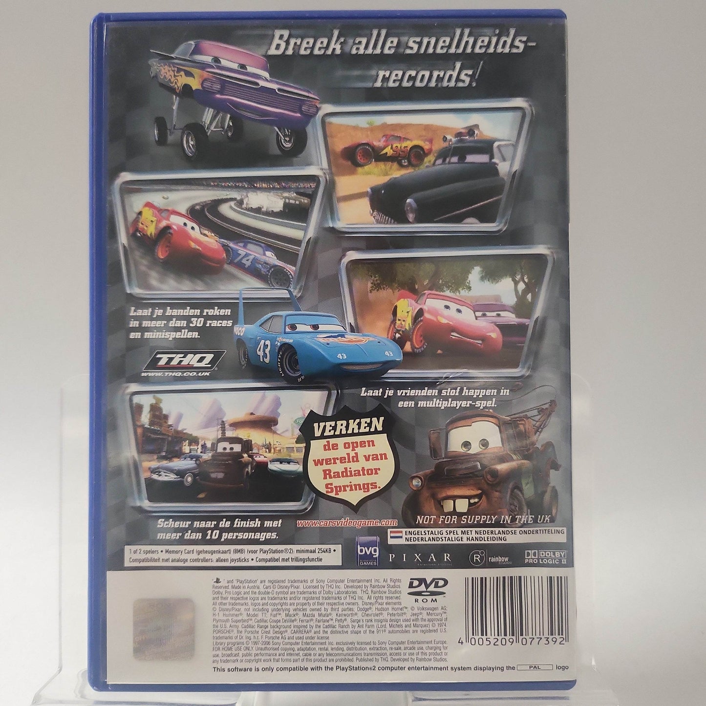 Disney Pixar Cars (No Book) PlayStation 2 - Feniks Gameshop