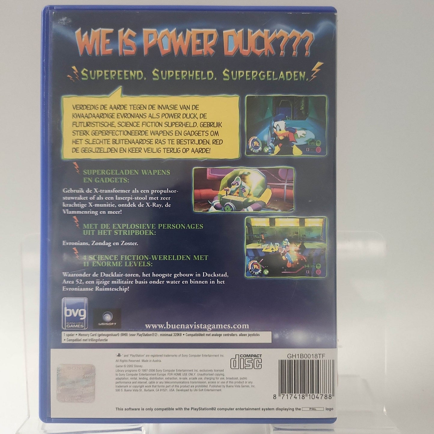 Disney Donald Duck Power Duck (No Book) PlayStation 2 - Feniks Gameshop
