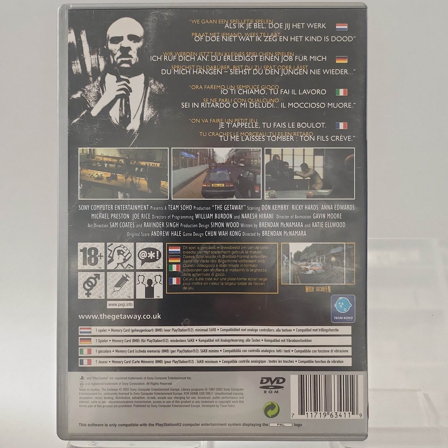 Getaway Platinum (No Book) PlayStation 2 - Feniks Gameshop