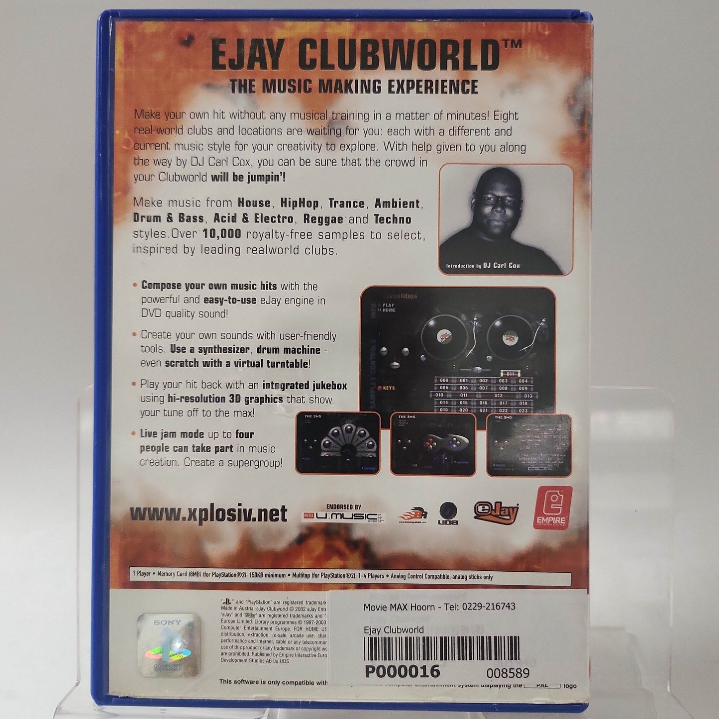 EJay Clubworld (No Book) PlayStation 2 - Feniks Gameshop