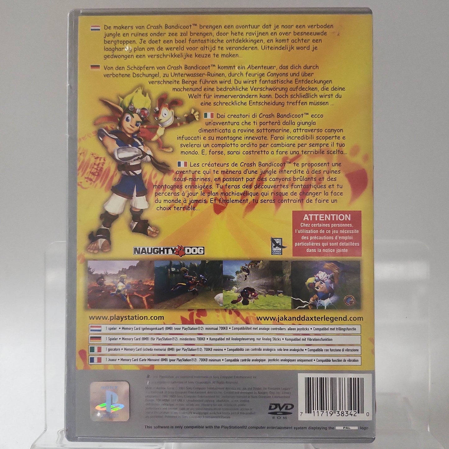 Jak and Daxter the Precursor Legacy Platinum (No Book) PS2 - Feniks Gameshop