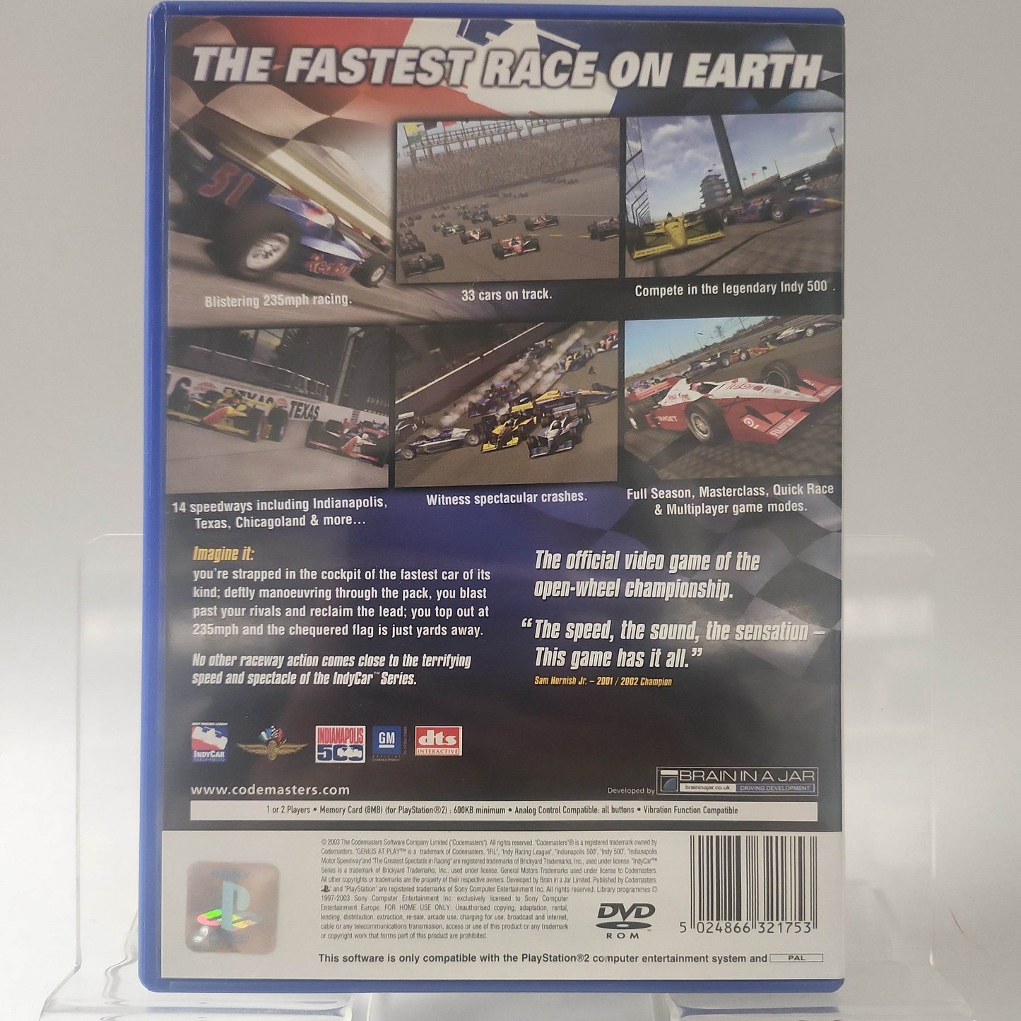 IndyCar Series (No Book) PlayStation 2 - Feniks Gameshop