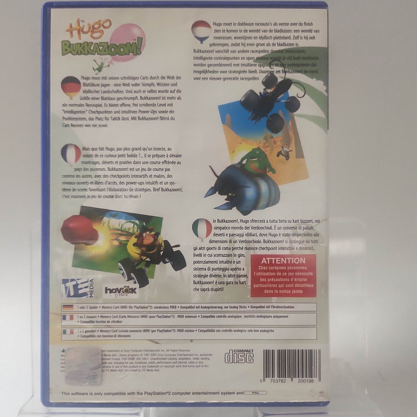 Hugo Bukkazoom (No Book) PlayStation 2 - Feniks Gameshop