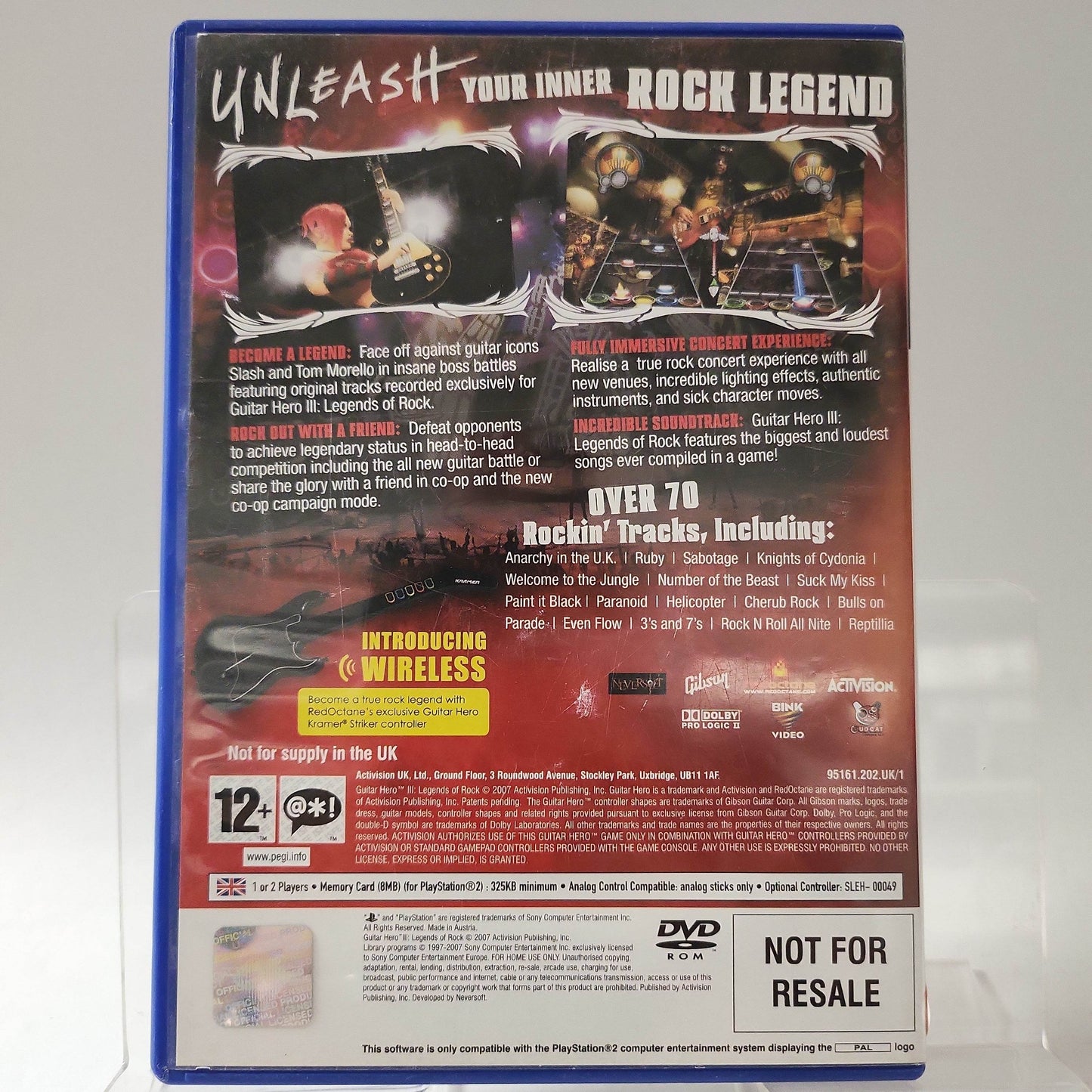 Guitar Hero III Legends of Rock (No Book) PlayStation 2 - Feniks Gameshop