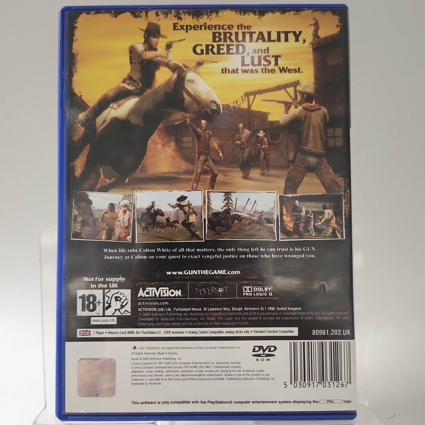 Gun (No Book) PlayStation 2 - Feniks Gameshop