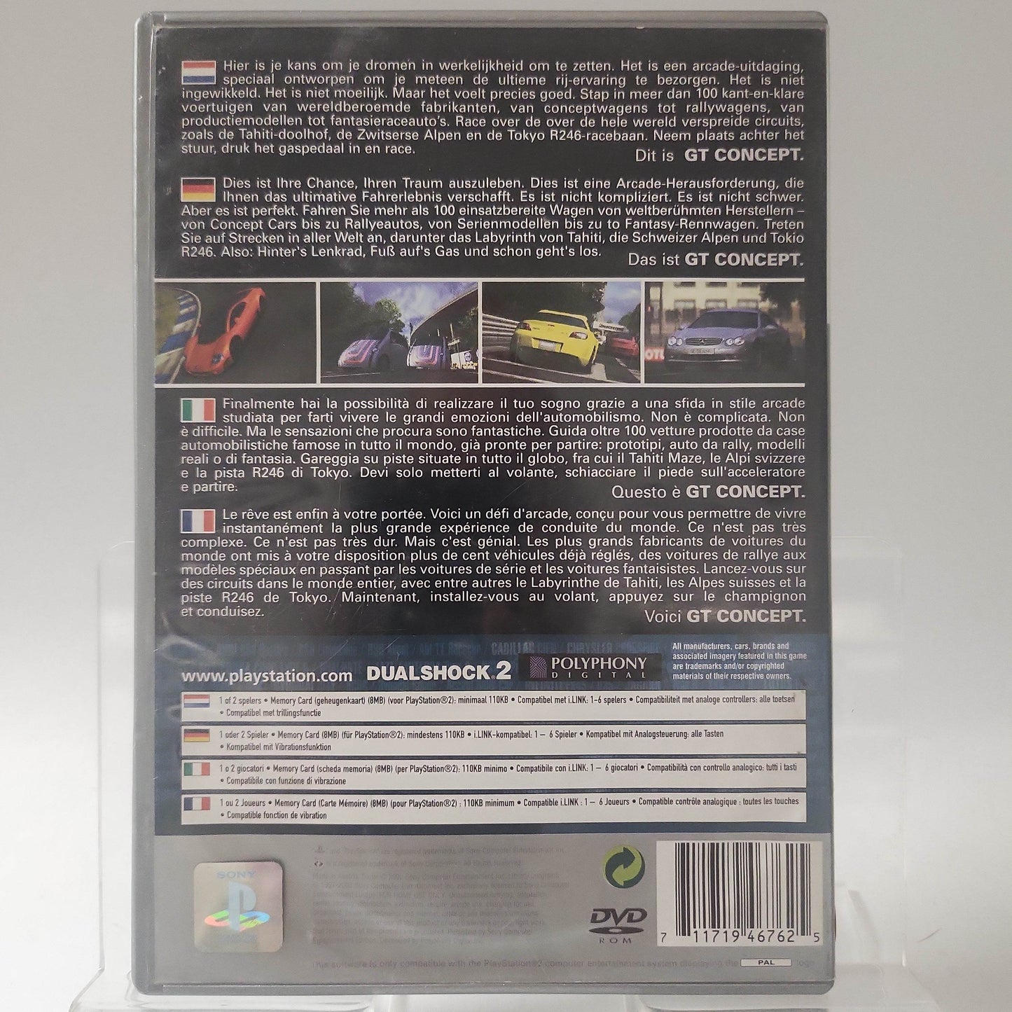 Gran Turismo Concept 2002 Tokyo-Geneva Pl (No Book) PS2 - Feniks Gameshop